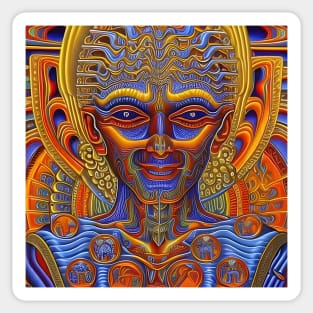 Transcendental Shift (8) - Trippy Psychedelic Art Sticker